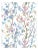 The House of Scalamandré Potpourri Wallpaper, Bluebell For Sale