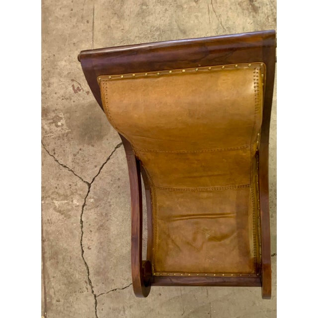 20th Century Leather Swedish Chair For Sale - Image 4 of 16