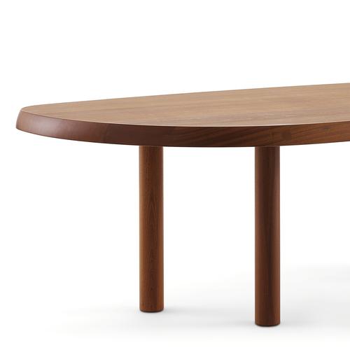 Wood Freeform Table in Wood by Charlotte Perriand for Cassina For Sale - Image 7 of 11