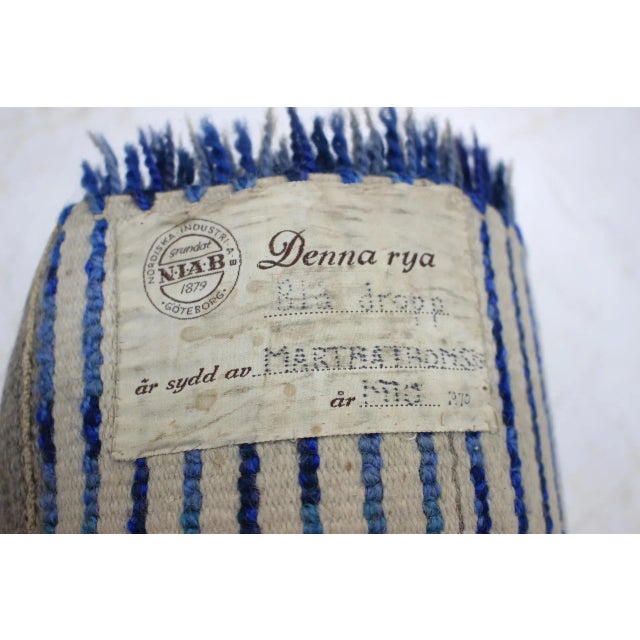 Vintage Danish Wool Rug from Nordiska Industri, in Very Good conditions. Designed 1970 to 1979