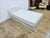 Silver Vintage Single Upholstered Bed with Mattress and Frame, 1960s For Sale - Image 8 of 13