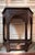 Antique James I, Jacobean handcarved oak console table with drawer, joined construction. Column -turn legs joined by...
