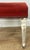 Vintage French Stool in Fabric For Sale - Image 6 of 11