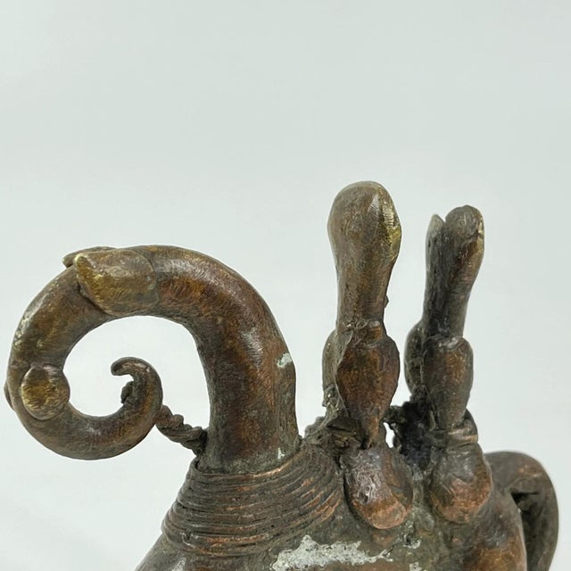 Bronze Early 20th Century Ketoko Brass Horseman Chad For Sale - Image 8 of 8