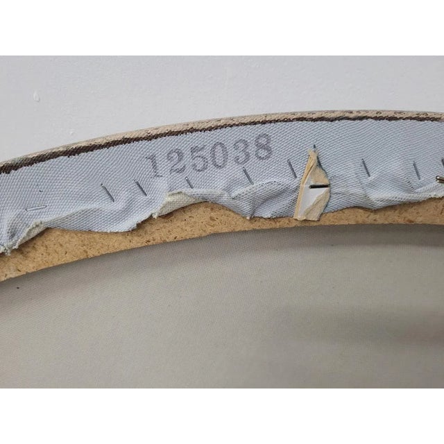 Tribal Vintage Signed Simone Vanguard Studios Hand-Painted Aztec Design Round Disk Wall Hanging For Sale - Image 3 of 9