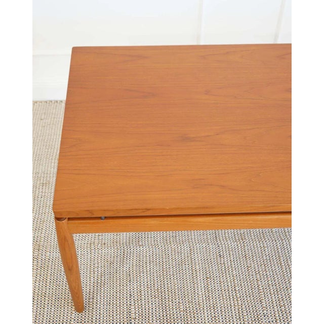 Brown Danish Coffee Table by Grete Jalk for France & Son, 1950s For Sale - Image 8 of 13