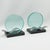 Black Modernist Bookends Black Granite and Glass Slab, circa 1980 For Sale - Image 8 of 8