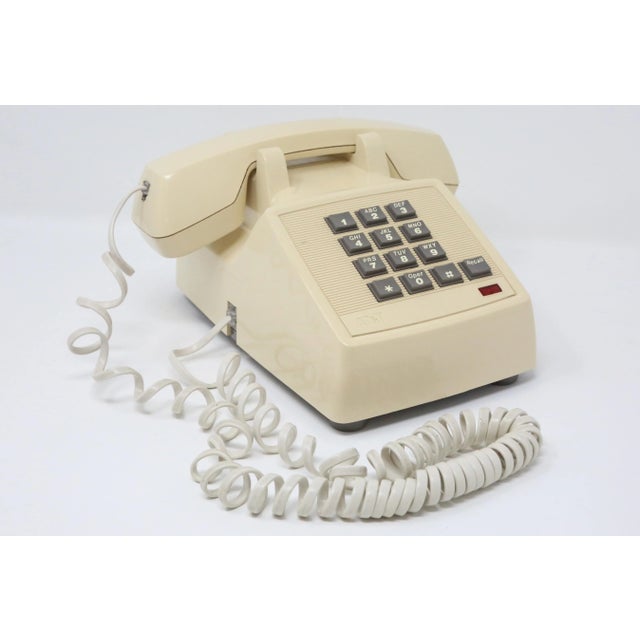1980s 1980's Beige Touch-Tone Desk Telephone by At&t For Sale - Image 5 of 5