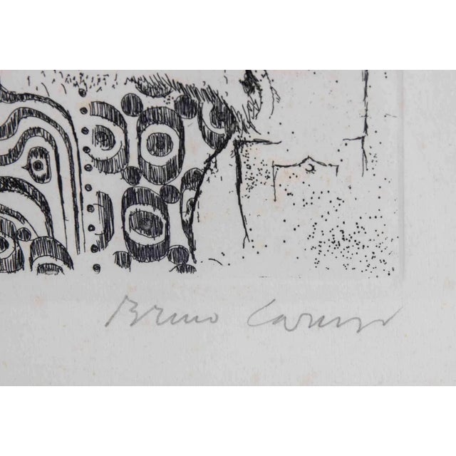 Bruno Caruso, Toreador et Papillon, Etching, 1980s For Sale - Image 4 of 5