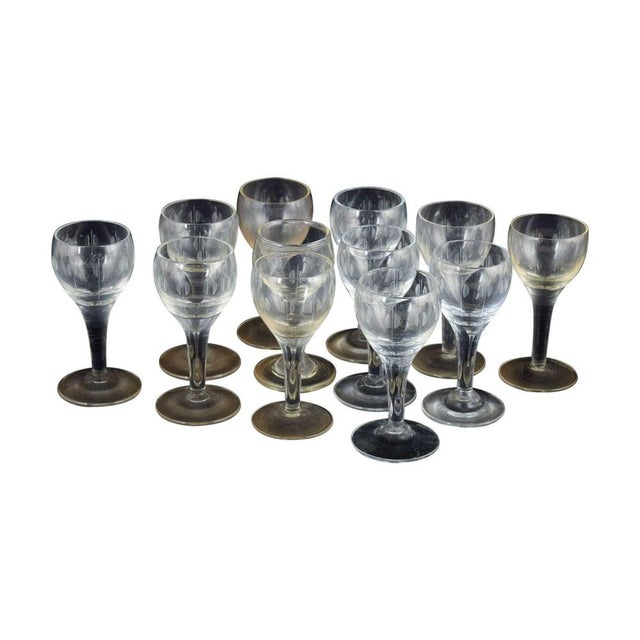 1950s Schnapps Glasses by Per Lütken for Holmegaard, 1950s, Set of 12 For Sale - Image 5 of 5