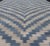Modern Hand Woven Flat-Weave Kilim Rug With a Modern Design in Blue and Creams For Sale - Image 3 of 13
