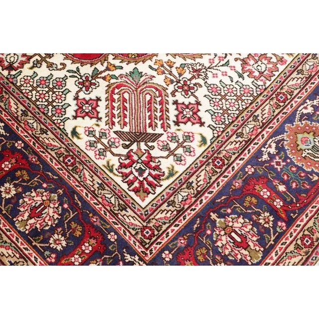 Middle Eastern Hand-Knotted Tabriz Rug For Sale - Image 6 of 11