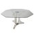This plexiglass table is clearly 1970s fabulous. Sculptural in form, the appeal of the striking tripod base is immediately...