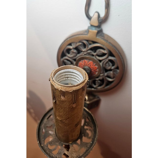1920s Moe -Bridges Tudor Wall Sconces - a Pair For Sale - Image 14 of 15