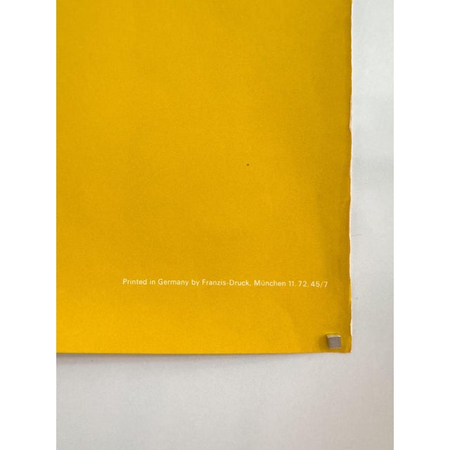 Paper Folklore Munich Olympics Poster from Otl Aicher, 1972 For Sale - Image 7 of 8