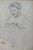 Beige Heinrich Pforr, Collection of 6 Drawings on 4 Sheets Woman Handicrafts, 1920s, Pencil For Sale - Image 8 of 12