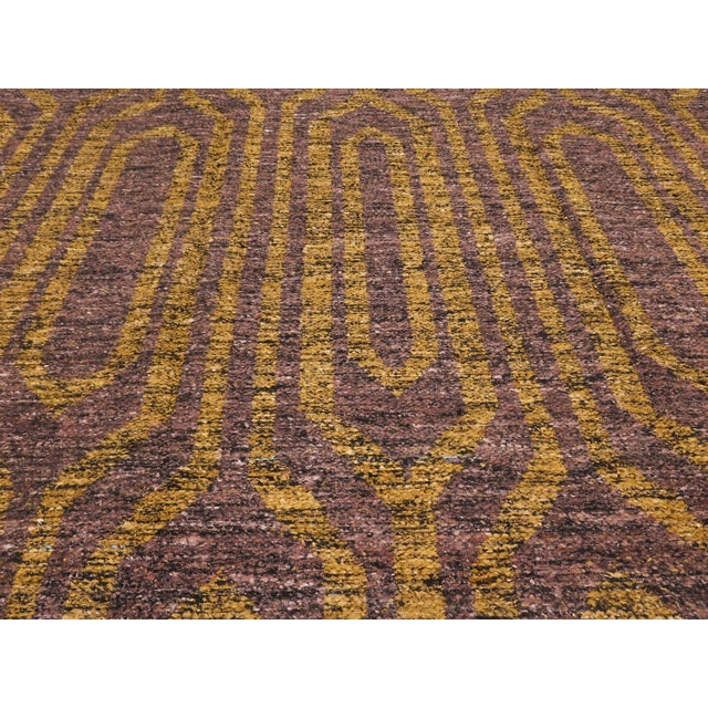 Modern Flat Weave Rug - 8' X 10'5" For Sale - Image 4 of 16