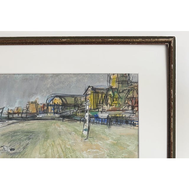 1959 Mixed Media Painting by Mid Century Illustrator Lawrence DiFiori For Sale In Los Angeles - Image 6 of 10