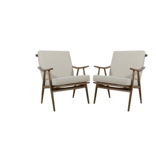 Set of Mid-Century Czechoslovak Armchairs from Ton, 1960s For Sale