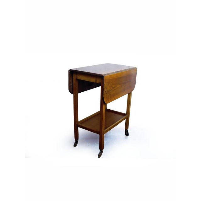 Mid-Century Modern Drop Leaf Trolley, 1950s For Sale - Image 12 of 12