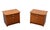 Art Deco Nutwood Nightstands, Holland, 1930s, Set of 2 For Sale - Image 4 of 10