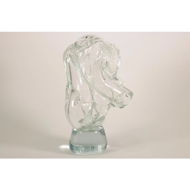 From the same series as Amber Crested Form, held in The Metropolitan Museum of Art, this work is signed Harvey K Littleton...