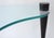 Mid Century Modern Kidney Shaped Glass Coffee Table With Cone Legs For Sale - Image 12 of 17