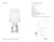 AERIN by Visual Comfort Signature Lupin 16" Cordless Accent Lamp in Clear Glass with Linen Shade Designer: AERIN Height:...