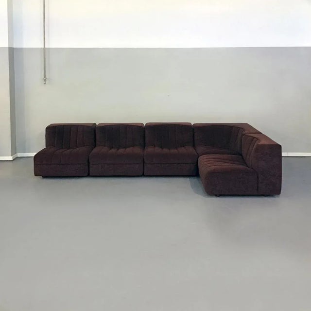 1960s Mid-Century Italian Novemila Modular Sofa by Tito Agnoli for Arflex, 1969, Set of 5 For Sale - Image 5 of 18