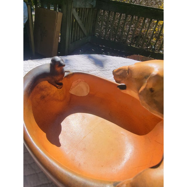 Tan Early 1900s Danish Art Nouveau Figurative Bowl For Sale - Image 8 of 10