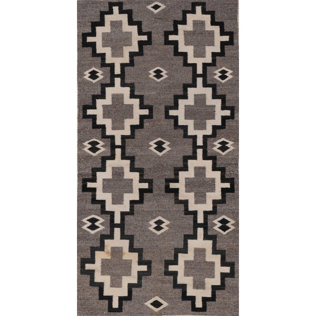 1950s Vintage Circa 1950 in the Navajo Style 3ft 4in X 5ft 4in For Sale - Image 5 of 8