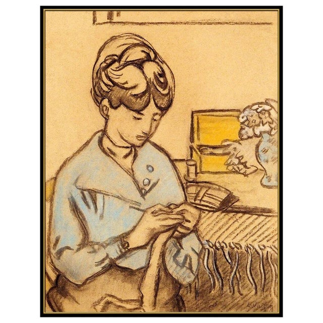 Message us to inquire about custom framing options! (Included for free with every purchase) The artwork here, "Femme...
