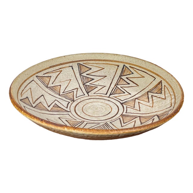 Large Mid-Century Modern Danish Studio Pottery Bowl from Kirsten Winther Johannsen, 1960s For Sale