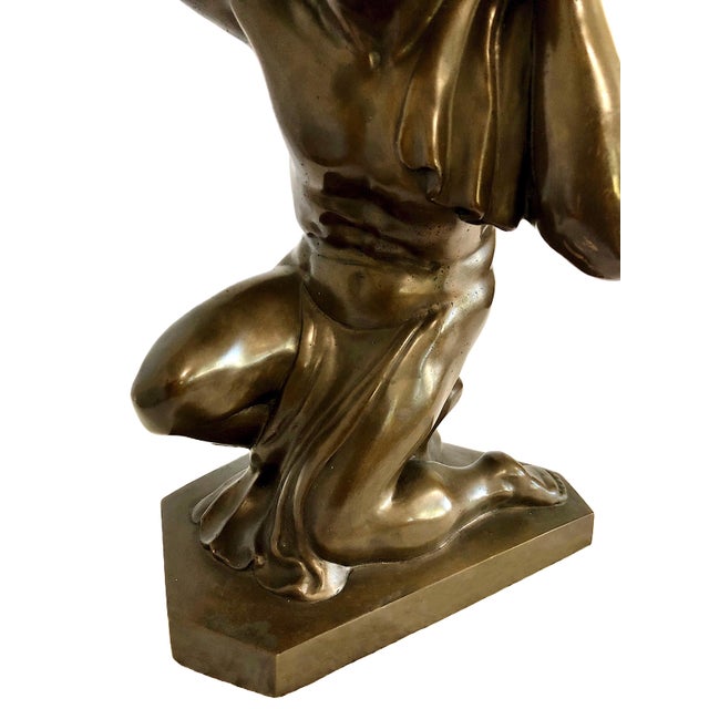 Vietnamese Bronze Sculpture of a Burdened Man, by Gia-Lợi For Sale - Image 12 of 14