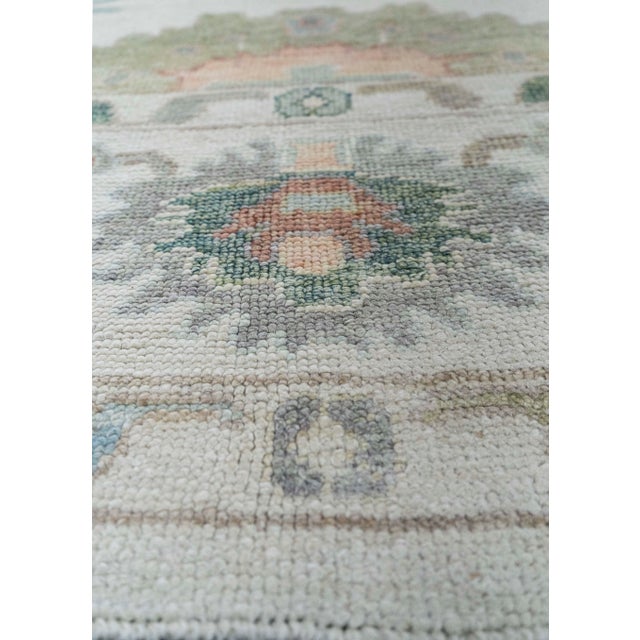 Turkish Turkish Oushak Rug 9'4" x 12'11" #20385 For Sale - Image 3 of 8