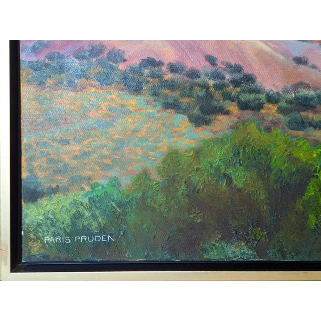 Green Nancy Paris Pruden "Red Rock Plateau" Contemporary Naturalistic Mountain Landscape Nature Painting, 2020s For Sale - Image 8 of 11