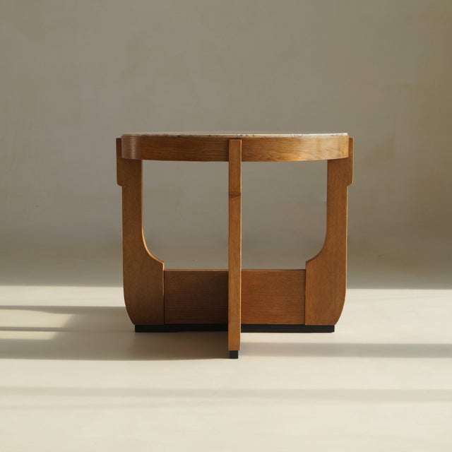 Dutch Art Deco Coffee Table with Marble Top, 1920s For Sale - Image 18 of 18