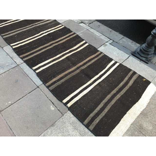 Textile 1960s Turkish Tribal Kilim For Sale - Image 7 of 11