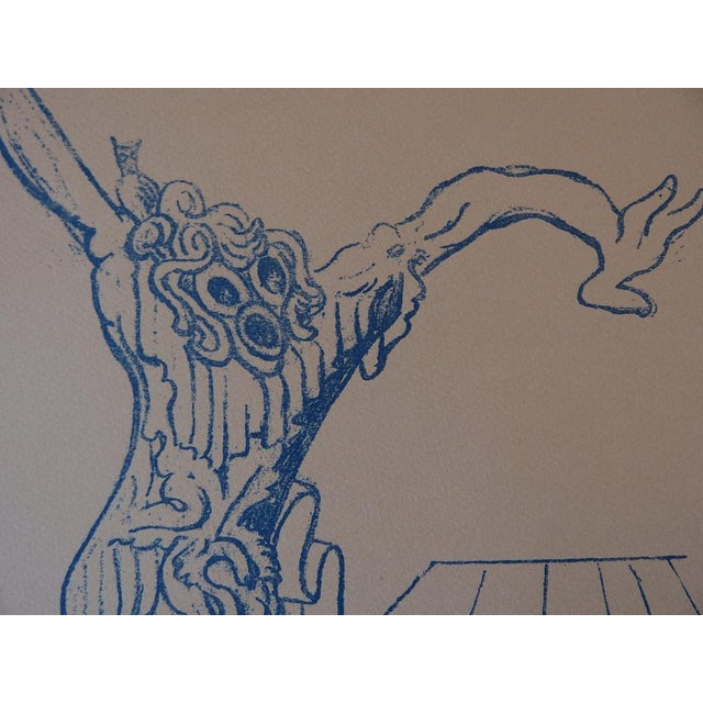 Modern Max Ernst, Elektra, Lithograph For Sale - Image 3 of 5