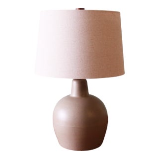 1960s Gordon and Jane Martz M51 Lamp for Marshall Studios Tan Ochre Short Gourd 24" For Sale