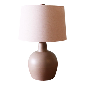 1960s Gordon and Jane Martz M51 Lamp for Marshall Studios Tan Ochre Short Gourd 24"