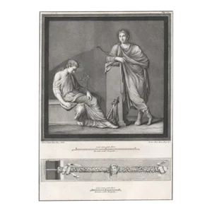 1760 Classical Greek or Roman Engraving