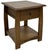 Mission Quarter Sawn White Oak 1 Drawer Inlay End Table - Walnut Stain For Sale In Chicago - Image 6 of 8