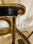 Hollywood Regency Hollywood Regency Black and Gold Loveseat With Circle Motif For Sale - Image 3 of 12