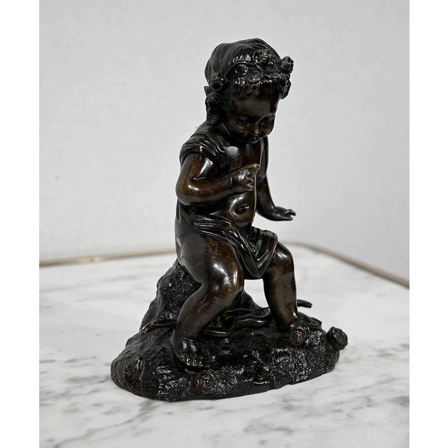 Bronze Sculpture Depicting Cupid For Sale - Image 3 of 18