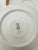 English Vintage C. Ahrenfeldt Set of 6-24kt Gold Rim Saucers For Sale - Image 3 of 6