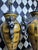 Rustic European Vintage Neoclassical-Style Figural Urn Table Lamps With Winged Figures - Pair For Sale - Image 3 of 18