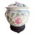 Antique Chinese Famille Rose Daoguang Qing Style Lidded Porcelain Jar 1920-30 For Sale