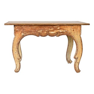 Norwegian 18th Century Rococo Painted Table For Sale