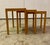 Mid-Century Modern Danish Modern Teak Tile Top Nesting Tables by Willy Ryomgard Mobelfabriken For Sale - Image 3 of 12
